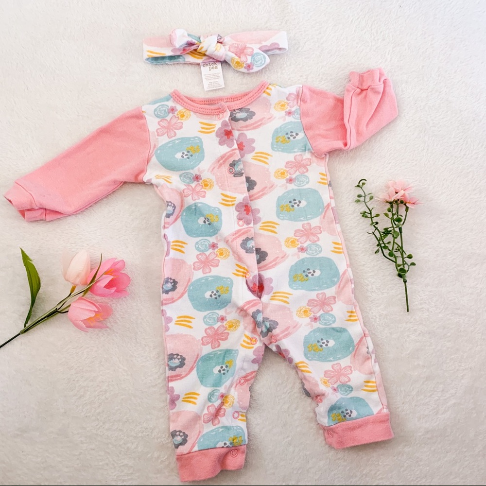 Baby Girl Floral Romper / Jumpsuit